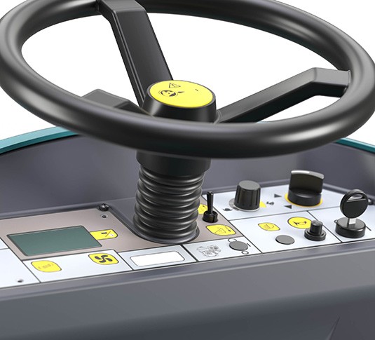 S880 Compact Battery Ride-On Sweeper alt 3